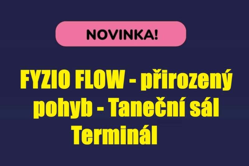 FYZIO FLOW - přirozený pohyb - Taneční sál Terminál